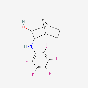 3-(Pentafluoroanilino)bicyclo[2.2.1]heptan-2-ol