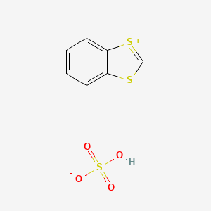 1,3-Benzodithiol-1-ium hydrogen sulfate