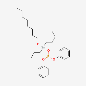 3,3-Dibutyl-1,1-diphenoxy-2,4-dioxa-1-phospha-3-stannadodecane