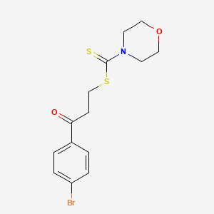 3-(4-Bromophenyl)-3-oxopropyl morpholine-4-carbodithioate