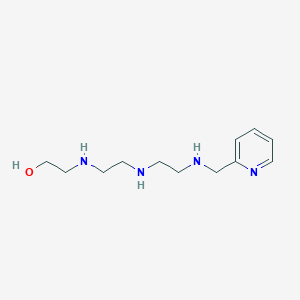 2-({2-[(2-{[(Pyridin-2-yl)methyl]amino}ethyl)amino]ethyl}amino)ethan-1-ol