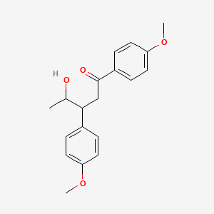 4-Hydroxy-1,3-bis(4-methoxyphenyl)pentan-1-one