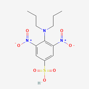 Benzenesulfonic acid, 4-(dipropylamino)-3,5-dinitro-