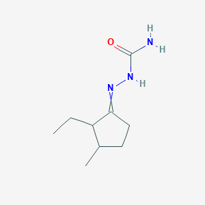 2-(2-Ethyl-3-methylcyclopentylidene)hydrazine-1-carboxamide