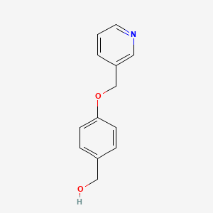 molecular formula C13H13NO2 B1453674 4-(Pyridin-3-ylmethoxy)benzyl alcohol CAS No. 1020999-76-1