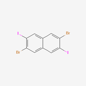 2,6-Dibromo-3,7-diiodonaphthalene