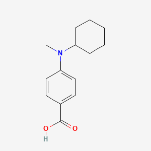 molecular formula C14H19NO2 B1453675 4-[环己基(甲基)氨基]苯甲酸 CAS No. 243662-77-3