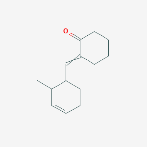 2-[(2-Methylcyclohex-3-en-1-yl)methylidene]cyclohexan-1-one