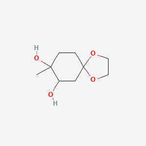 8-Methyl-1,4-dioxaspiro[4.5]decane-7,8-diol