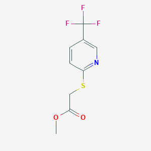 Methyl 2-[[5-(trifluoromethyl)-2-pyridyl]sulfanyl]acetate