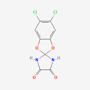 5,6-Dichlorospiro[1,3-benzodioxole-2,2'-imidazolidine]-4',5'-dione