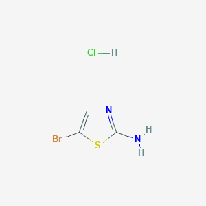 molecular formula C3H4BrClN2S B145368 5-溴噻唑-2-胺盐酸盐 CAS No. 133692-18-9