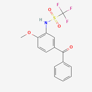 N-(5-Benzoyl-2-methoxyphenyl)-1,1,1-trifluoromethanesulfonamide