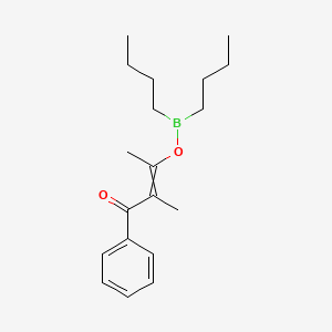 3-Methyl-4-oxo-4-phenylbut-2-en-2-yl dibutylborinate