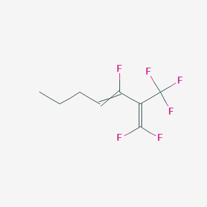 1,1,3-Trifluoro-2-(trifluoromethyl)hepta-1,3-diene