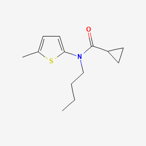 N-Butyl-N-(5-methylthiophen-2-yl)cyclopropanecarboxamide