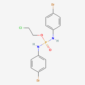 2-Chloroethyl N,N'-bis(4-bromophenyl)phosphorodiamidate