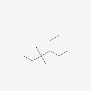 3,3-Dimethyl-4-(propan-2-yl)heptane