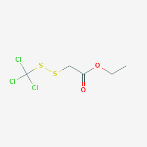 Ethyl [(trichloromethyl)disulfanyl]acetate