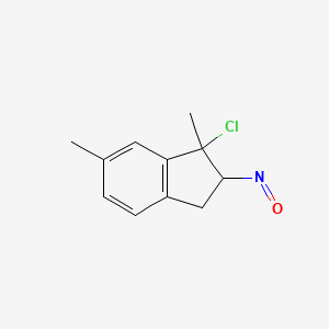 1-Chloro-1,6-dimethyl-2-nitroso-2,3-dihydro-1H-indene