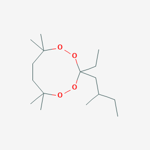 3-Ethyl-6,6,9,9-tetramethyl-3-(2-methylbutyl)-1,2,4,5-tetroxonane