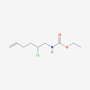 Ethyl (2-chlorohex-5-en-1-yl)carbamate