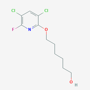 6-[(3,5-Dichloro-6-fluoropyridin-2-YL)oxy]hexan-1-OL