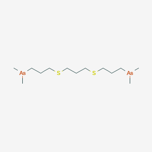 2,14-Dimethyl-6,10-dithia-2,14-diarsapentadecane