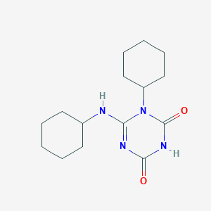 1-Cyclohexyl-6-(cyclohexylamino)-1,3,5-triazine-2,4(1H,3H)-dione