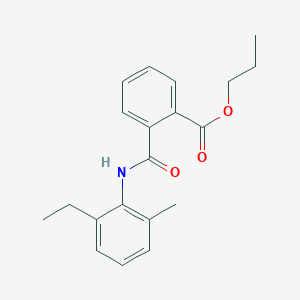 Propyl 2-[(2-ethyl-6-methylphenyl)carbamoyl]benzoate