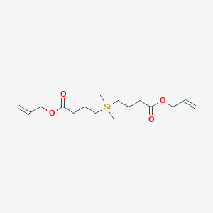 Diprop-2-en-1-yl 4,4'-(dimethylsilanediyl)dibutanoate