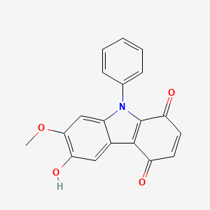 6-Hydroxy-7-methoxy-9-phenyl-1H-carbazole-1,4(9H)-dione