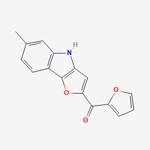 (Furan-2-yl)(6-methyl-4H-furo[3,2-b]indol-2-yl)methanone