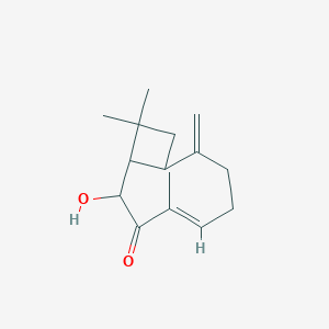 (4E)-2-hydroxy-4,11,11-trimethyl-8-methylidenebicyclo[7.2.0]undec-4-en-3-one