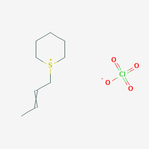 1-(But-2-en-1-yl)thian-1-ium perchlorate