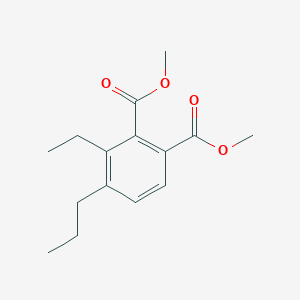 1,2-Benzenedicarboxylic acid, 3-ethyl-4-propyl-, dimethyl ester