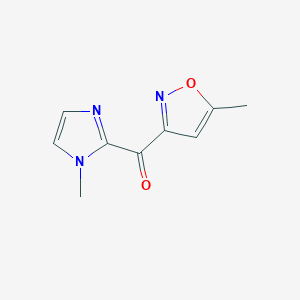 (1-Methyl-1H-imidazol-2-yl)(5-methyl-1,2-oxazol-3-yl)methanone