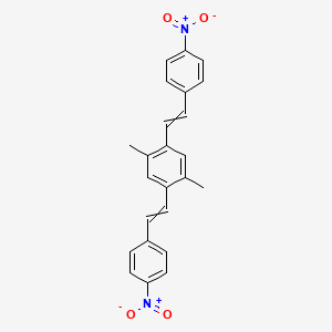 1,1'-[(2,5-Dimethyl-1,4-phenylene)di(ethene-2,1-diyl)]bis(4-nitrobenzene)