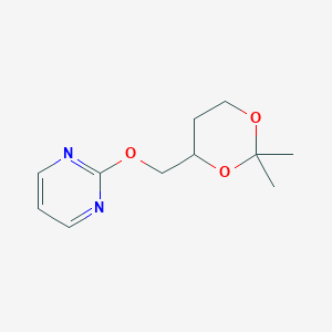 2-[(2,2-Dimethyl-1,3-dioxan-4-yl)methoxy]pyrimidine