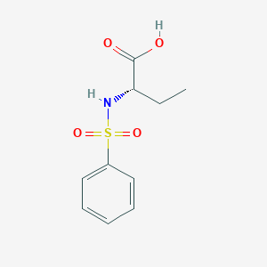 (2S)-2-(benzenesulfonamido)butanoic acid