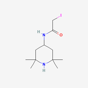 2-Iodo-N-(2,2,6,6-tetramethylpiperidin-4-yl)acetamide