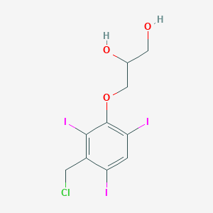 1,2-Propanediol, 3-[3-(chloromethyl)-2,4,6-triiodophenoxy]-