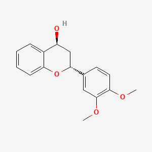 (2R,4S)-2-(3,4-Dimethoxyphenyl)-3,4-dihydro-2H-1-benzopyran-4-ol