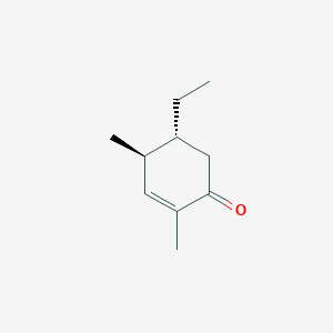 (4S,5R)-5-Ethyl-2,4-dimethylcyclohex-2-en-1-one