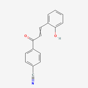 4-[3-(2-Hydroxyphenyl)acryloyl]benzonitrile