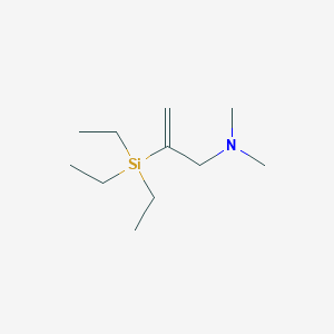 N,N-Dimethyl-2-(triethylsilyl)prop-2-en-1-amine