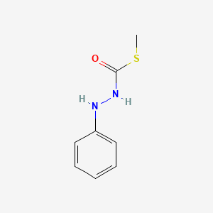 Hydrazinecarbothioic acid, 2-phenyl-, S-methyl ester