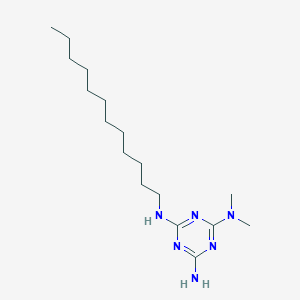 N~4~-Dodecyl-N~2~,N~2~-dimethyl-1,3,5-triazine-2,4,6-triamine