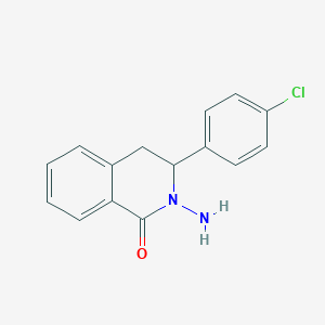 2-Amino-3-(4-chlorophenyl)-3,4-dihydroisoquinolin-1(2H)-one