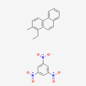 1-Ethyl-2-methylphenanthrene;1,3,5-trinitrobenzene